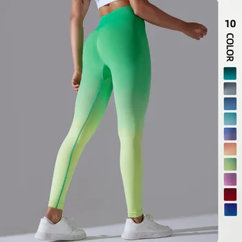 Dikişsiz Yoga Pantolon Yüksek Bel Tayt Spor Push Up Spor Tayt Kadın egzersiz kıyafetleri Spor Salonu