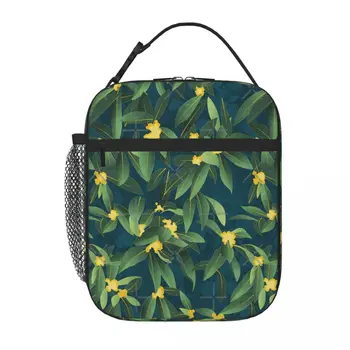 Yenidünya Muşmula Ağacı Sonbaharda Ben yemek taşıma çantası Piknik Çocuk Öğle Yemeği çantası Termal Soğutucu Çanta