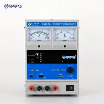 Kaigexin Cep telefonu tamir güç kaynağı KGX-1503TA 15V 3A ayarlanabilir DC güç kaynağı dijital ekran güç ölçer