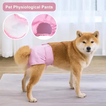 Pet Fizyolojik Pantolon Rahat Köpek Bezi Ayarlanabilir Kullanımlık Pet Pantolon Raptiye Bant sızdırmaz Yavru Dönem için