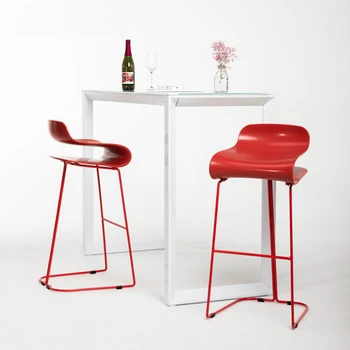 Modern Rahatlatıcı Bar sandalyeleri İskandinav Minimalist Lüks Yaratıcı Bar sandalyeleri Mutfak yüksek Tabureler Cadeira Ev Mobilyaları WZ50BC