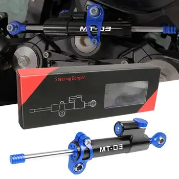 Yamaha MT03 2022 2021 2020 2019 2018 CNC Direksiyon Sabitleyici Damper Braketi Montaj Kiti Sönümleme Ayarlanabilir Motosiklet Evrensel