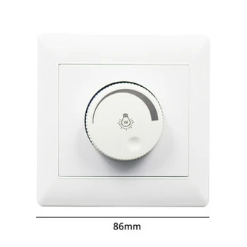 Parçaları anahtarı ev anahtarı 10A 250V ayarlanabilir marka yeni ampul kontrol Dimmer ekipmanları kısılabilir ışık