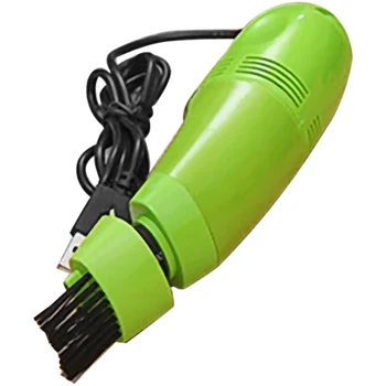 USB Bilgisayar Klavye Elektrikli Süpürge Mini Masaüstü Toz Süpürgesi Toplayıcı El Masa Temizleme Aracı Yeşil