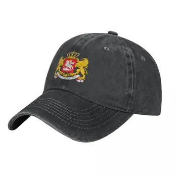 Komik Gürcistan arması beyzbol şapkası pamuk Şapkalar Ayarlanabilir Şapka Moda Rahat Kap Kamyon şoförü şapkası
