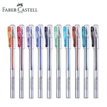 6/12 adet Faber Castell Jel Kalem Gerçek Jel 0.5 mm Twinball Süper Pürüzsüz Yazı, Mürekkep Sızıntısını Önler