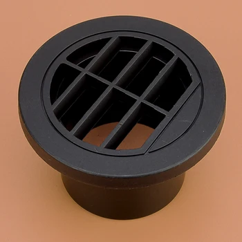 Siyah Plastik 60mm Dizel ısıtıcı Kanalı Hortum Boru Sıcak Hava Firar Çıkışı Dönebilen Fit Eberspacher Webasto Propex