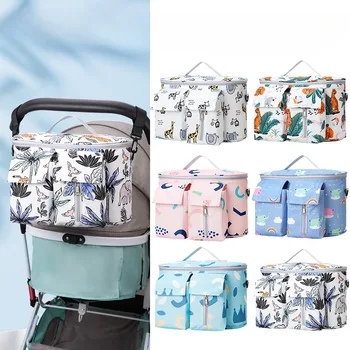 Taşınabilir Bebek Arabası bebek bezi çantaları Arabası Asılı Çanta Arabası Organizatör Mumya Çanta Buggy Sepeti Sepeti Kanca Arabası Aksesuarları