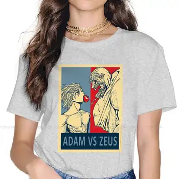 Adam Vs Zeus Poster 5XL TShirt Kız Kaydı Ragnarok Japon Eylem Savaş Anime Yeni Tasarım Hediye Fikri T Shirt Ofertas