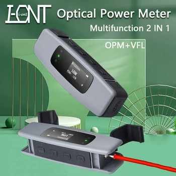 Fiber optik test cihazı güç ölçer görsel hata bulucu ile kırmızı ışık lazer kaynağı VFL OPM multimetre