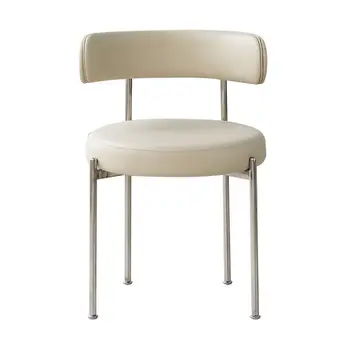 Kadife İskandinav yemek sandalyeleri Tasarım Dresser Beyaz Bilgisayar mutfak sandalyesi Oyun Ergonomik Ofis Eetstoelen Ev Mobilyaları XY50DC