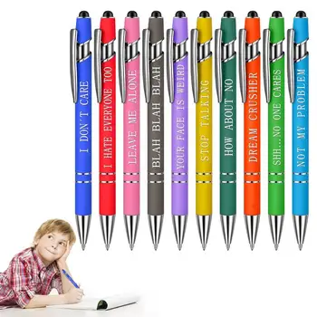 Motivasyon Kalemler Teşvik Tükenmez Kalem Seti Motivasyon Kalem Seti Hediyeler 10 Adet Tükenmez Pastel Kalemler Kadınlar Kız İçin