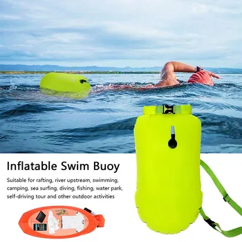 Açık Su Yüzmek Şişme Yüzen Top PVC Yüzmek Şamandıra Hava Kuru Çanta Güvenlik yüzme kiti Açık Yüzme için