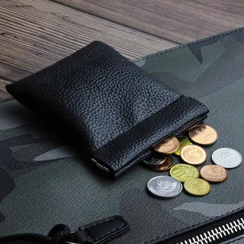 PU deri bozuk para cüzdanı Kadın Erkek Küçük Mini küçük cüzdan Çanta Para Değişim Anahtar Kulakiçi Kulaklık Kredi kart tutucu Çocuklar için