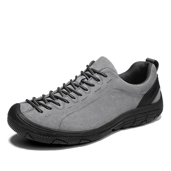 Hakiki Deri erkek ayakkabıları Açık kaymaz Sneakers Nefes Büyük Boy rahat ayakkabılar Moda Flats Tekne Ayakkabı erkek mokasen ayakkabıları