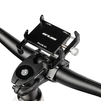 GUB PLUS 21 motosiklet bisiklet Alüminyum Alaşımlı Cep telefon tutucu Ayarlanabilir Döndür Bisiklet telefon standı için 22.2-31.8 mm Gidon