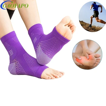 1 Pair Nöropati Çorap-Periferik Nevrit Sıkıştırma Diyabetik Toeless Ayak Kollu Sinir Hasarı için Ağrı Ayak, ayak Bileği Gut
