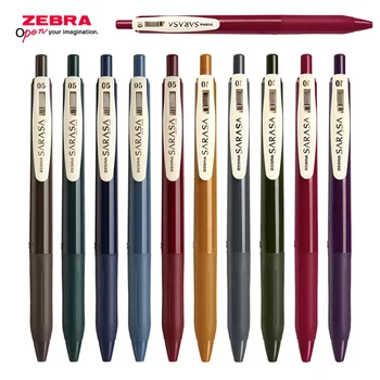 ZEBRA Jel Kalem JJ15 SARASA Retro Serisi 0.5 mm Yazma Pürüzsüz Basın Renkli Tükenmez Kalem Okul Ofis Aksesuarları Kırtasiye