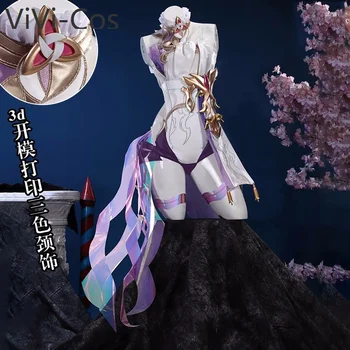 ViVi-Cos Honkai Darbe 3rd Elysia Oyun Takım Elbise Güzel Tulumlar Üniforma Cosplay Kostüm Cadılar Bayramı Partisi Rol Oynamak Kıyafet Kadınlar