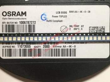 100 adet/OSRAM LCBE6SG Yama 3528 Dört ayaklı Ortak Yin Gök Mavisi LED lamba yuvası PLCC4 Otomobiller için