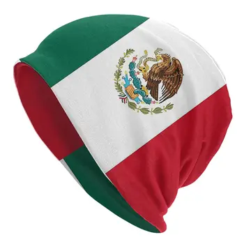 Ulusal Bayrak Meksika Meksika Yorgan Sticker Erkekler Kadınlar İnce Kasketleri Rüzgar Geçirmez Kayak Kap Çift Katmanlı Kumaş Kaput Şapka
