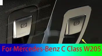 Metal Elektronik El Freni Kapağı İç Trim Mercedes-Benz C Sınıfı İçin W205 2014 2015
