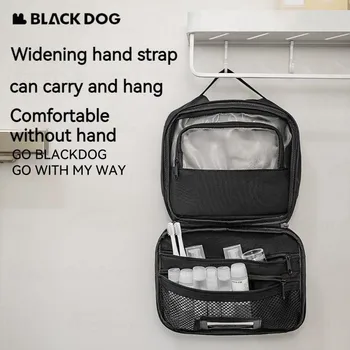 Naturehike BLACKDOG çamaşır torbası Su Geçirmez Çift Katmanlı Asılı makyaj çantası Kadınlar Için Seyahat Iş Gezisi Bagaj saklama çantası