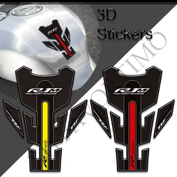 YAMAHA YZF için R1M YZFR1M YZF-R1M Motosiklet Tankı Pad Sapları 3D Etiketler Çıkartması Koruyucu Gaz Akaryakıt Kiti Diz
