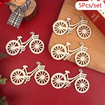 5 Adet 1: 12 Evcilik Minyatür Noel Bisiklet Süs Bisiklet Modeli Ev Dekor Oyuncak Bebek Evi Aksesuarları