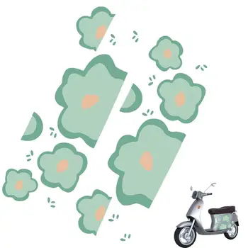 Çiçek Kask Sticker Lovley DIY Süslemeleri Araba Styling Ve Çıkartmaları Kendinden Yapışkanlı Motosiklet Motosiklet Motoru Dizüstü Çıkartması