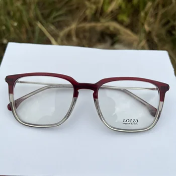 Italyan Moda marka gözlük, unisex asetat çerçeveleri çift renkler ile uyumlu ilerici lensler okuma düzeltme
