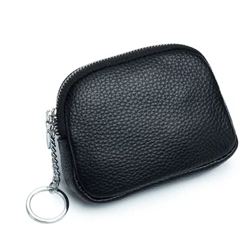 Yeni Ultra ince Deri Bozuk para cüzdanı Kompakt Mini Yüksek dereceli kart çantası anahtar çantası Bir Çok fonksiyonlu Kadın Sikke Çanta