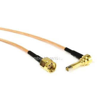 3G Anten Kablosu RP-SMA Erkek Tak MS156 Dik Açı RG316 Koaksiyel Kablo Pigtail 15 cm 6 inç