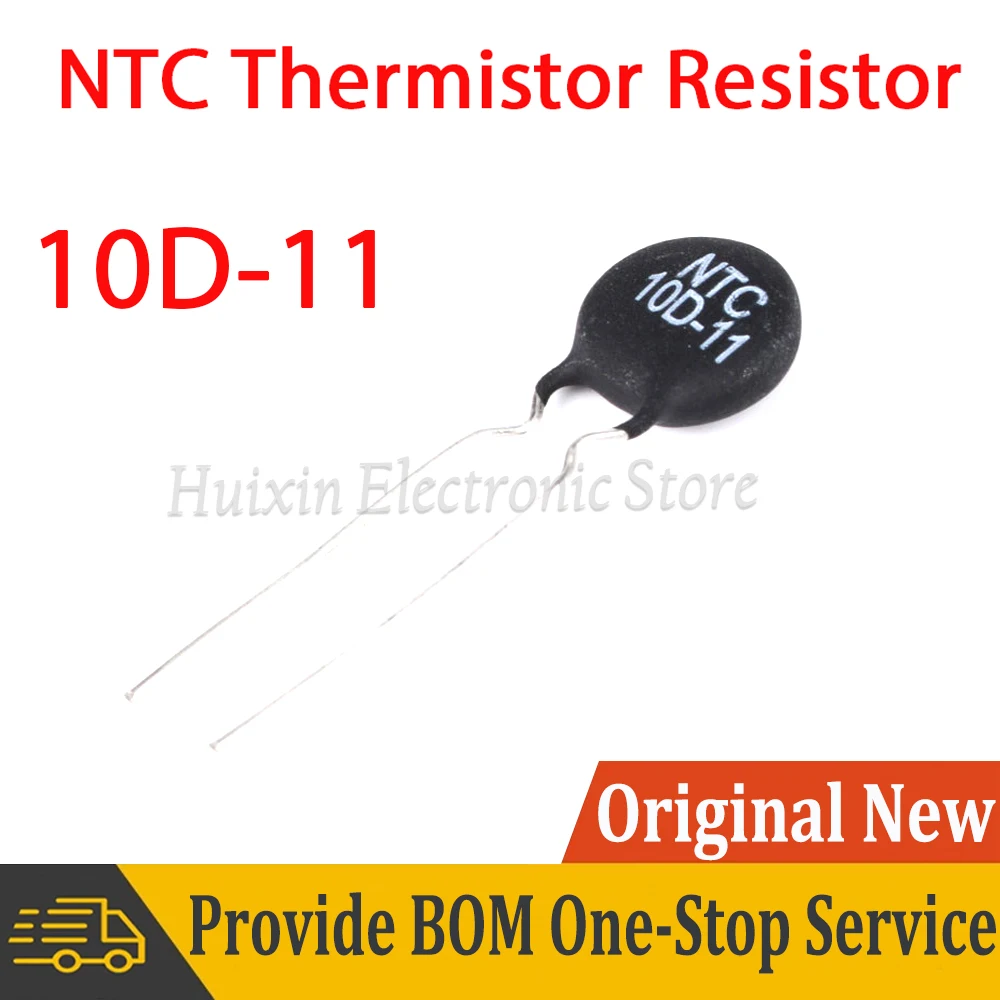 20 adet Termistör Direnç NTC 10D-11 10D11 Direnç 10R 10Ω 10 ohm Termal Direnç 11mm