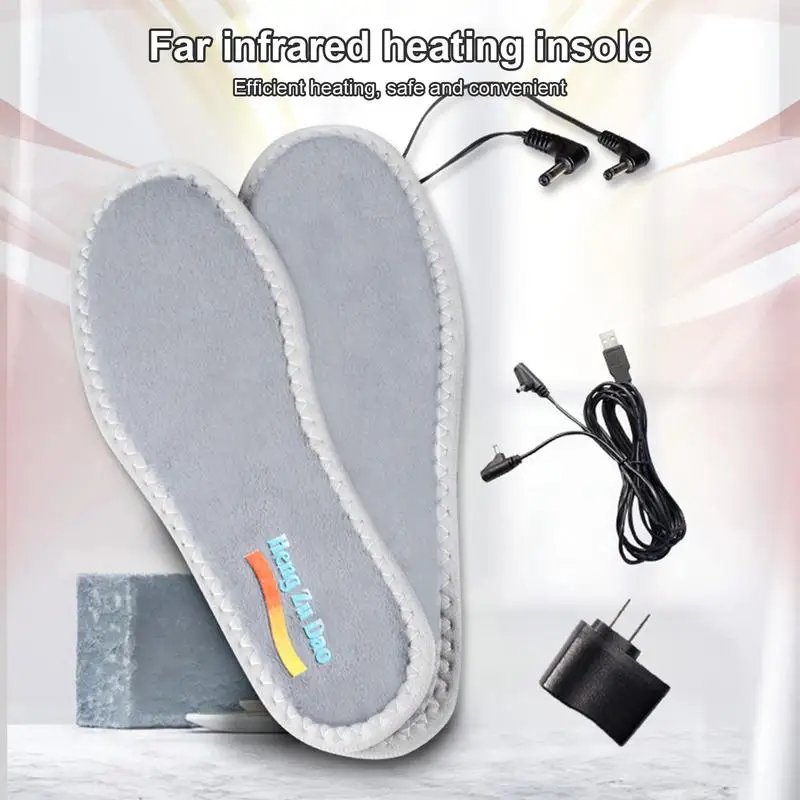 2024 Yeni USB ısıtmalı Ayakkabı Tabanlık Ayak Sıcak Çorap Pad Mat Elektrikli ısıtma Tabanlık Yıkanabilir Sıcak Termal Tabanlık Unisex