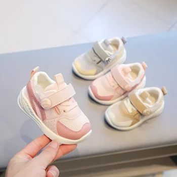Bebek bebek ayakkabısı, fonksiyonel ayakkabı, ilkbahar ve sonbahar erkek ve kız yumuşak tabanlar, kaymaz çocuk spor ayakkabı, örgü bebek ayakkabıları