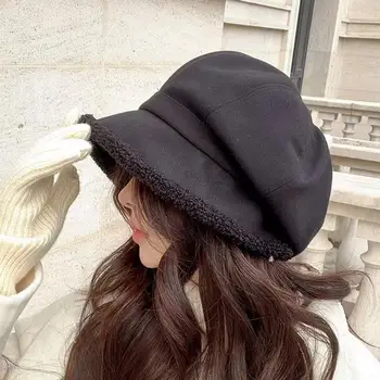 Kadın Şapka Şık Rüzgar Geçirmez Bere Şapka Kadınlar için Ultra kalın Soğuk Hava Kap Sonbahar Kış Açık Şapka Kadın Kış Bere